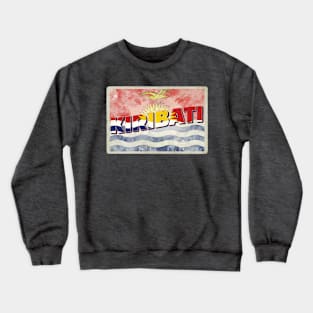 Kiribati Vintage style retro souvenir Crewneck Sweatshirt